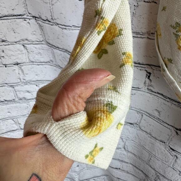 Free People Dylan Thermal Floral Bodysuit - Sunny Weather - XL - Picture 10 of 14